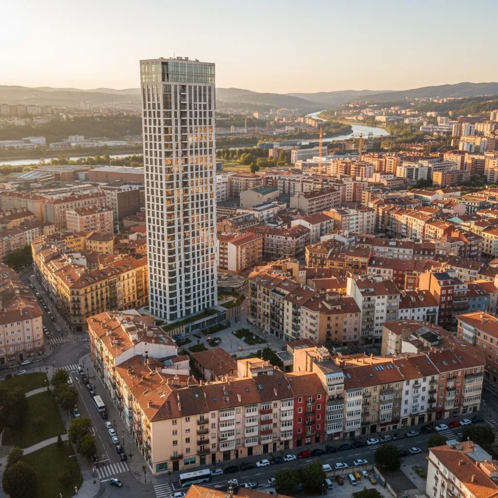 Barrio de Bolueta en Bilbao
