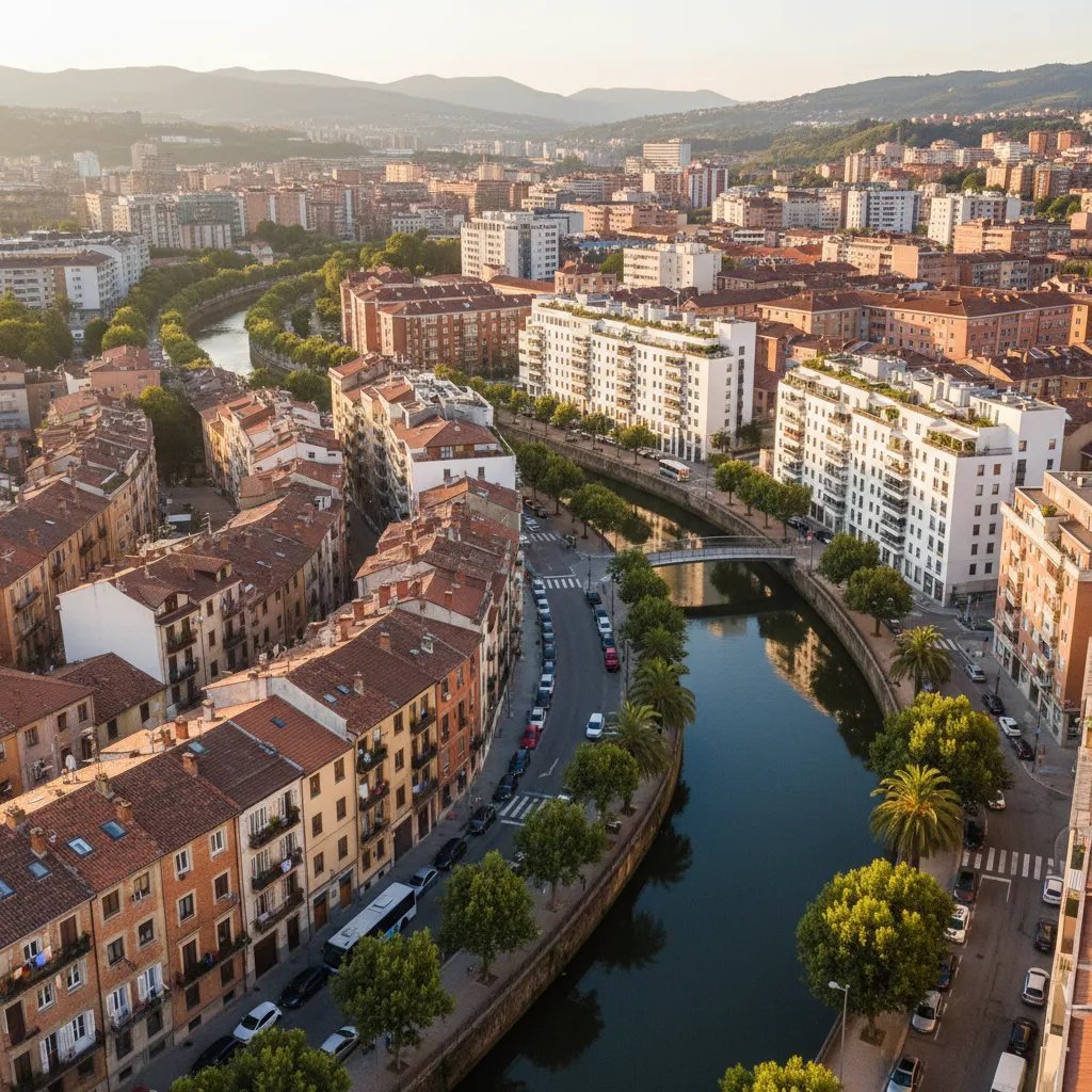 Barrio de Zorroza en Bilbao